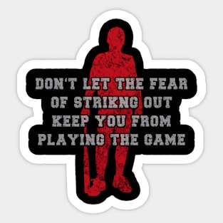 Overcome Fear Sticker